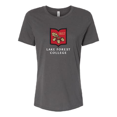 Relaxed Jersey Tee Official Lake Forest College Logo Lake Forest
