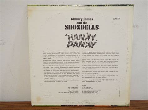 Tommy James And The Shondells Hanky Panky Lp Vinyl Album Ebay