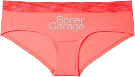 Boner Garage Seamless Hipster Panty Heather Coral Blossom Medium