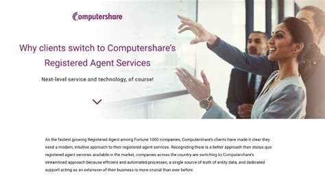 Why Clients Choose Computershares Registered Agent Services Why