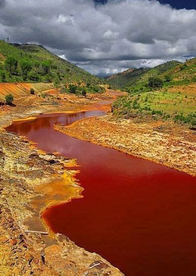 Paint Me Red Rio Tinto Also Known As Red River In Huelva