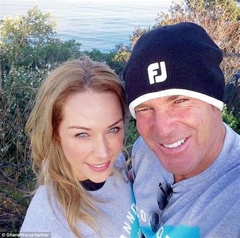 Shane Warne Completes 18km Fun Run With Model Girlfriend Emily Scott