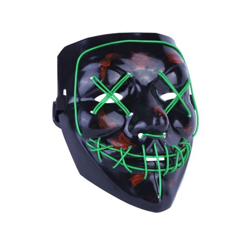 The Purge Led Light Halloween 3d Mask By