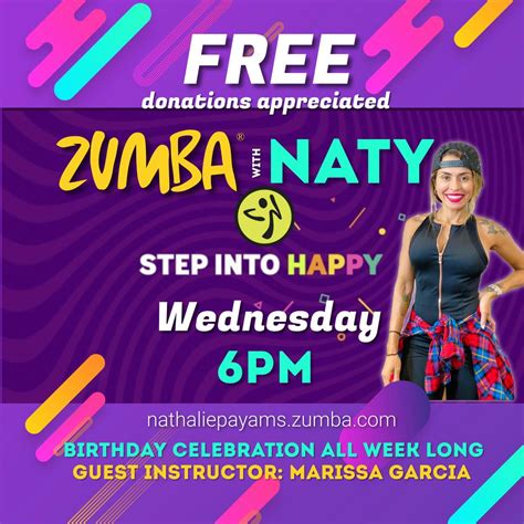 Free Zumba With Naty Virtual Online Zumba Classes