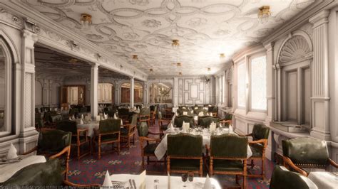 Titanic Dining Room Titanic S First Class Dining Saloon By Schuylerpierce On Pictures Of