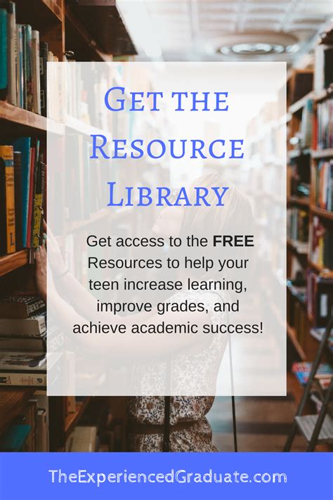 Get The New Resource Library — The Experienced Graduate