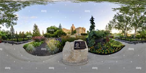 360° View Of Lois Hole Memorial Garden At The Alberta Legislature