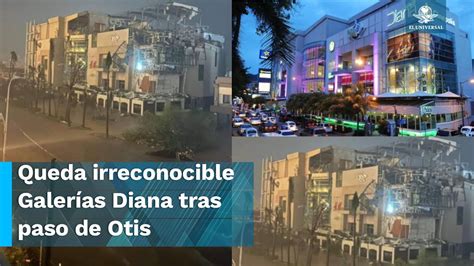 Hurac N Otis Arrasa Con Galer As Diana En Acapulco Youtube