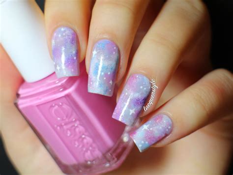 Holographic Pastel Galaxy Nails Tutorial