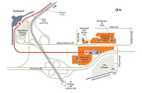 Atlanta Airport Economy Parking Map Atl Airport Parking Map