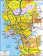 San Diego city map. Free printable detailed map of San Diego city ...