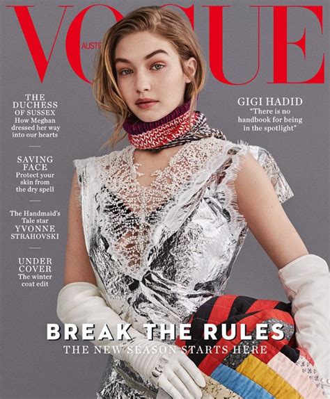 Gigi Hadid Stars On The July 2018 Cover Of Vogue Australia