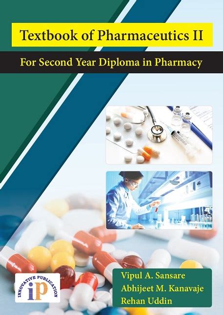 Textbook Of Pharmaceutics Ii For Second Year Diploma In Pharmacy
