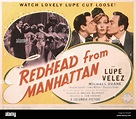 REDHEAD FROM MANHATTAN, US poster, Lupe Velez (top center), Michael ...