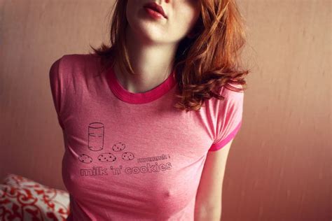 Redhead Suckable Nipples Poking Through Shirt Girls