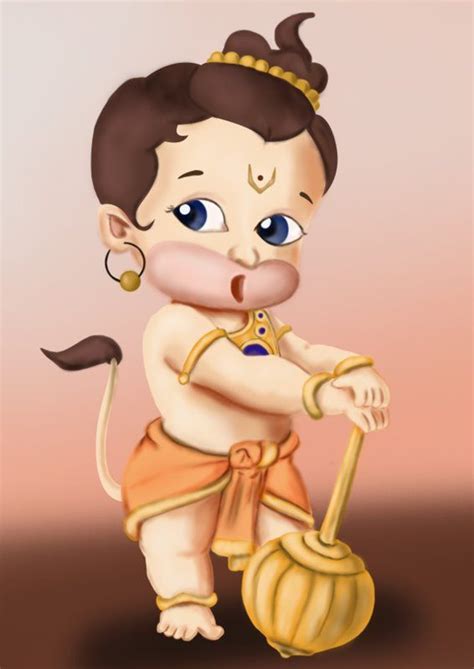 Learn How To Draw Baby Hanuman Hinduism Step By Step Drawing