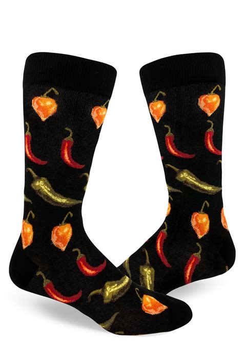 spice up his sock drawer with chili pepper socks for men bold on style these colorful socks