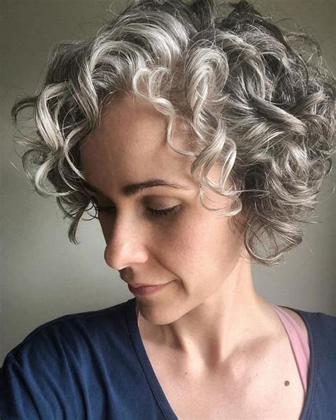 Hairstyles For Naturally Curly Grey Hair Hairstyles6c