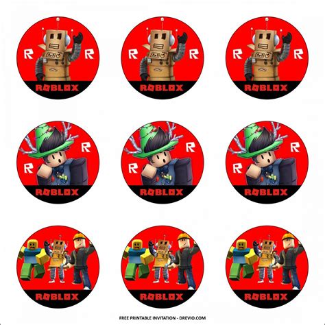 Roblox Cupcake Toppers Templates Download Hundreds Free Printable