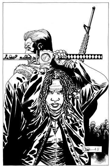 Michonne Walking Dead Comic Book Comics Cover Art