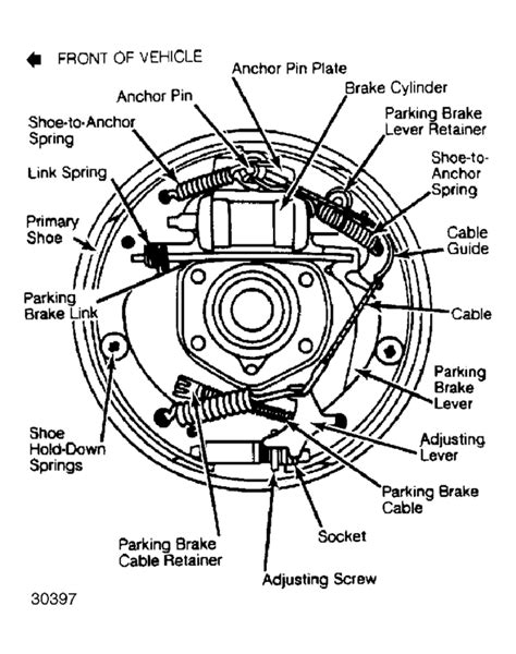 Diagram Ford Ranger Rear Brake Diagram Mydiagramonline