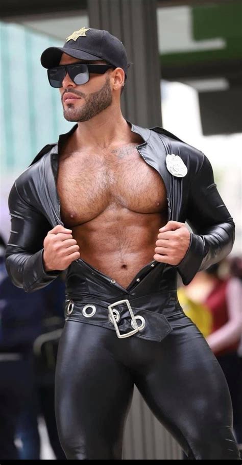 Hairy Men Bearded Men Mens Leather Pants Leather Gear Leather
