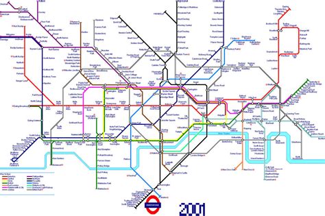 London Underground Map In 2001 By Andrewtiffin On Deviantart