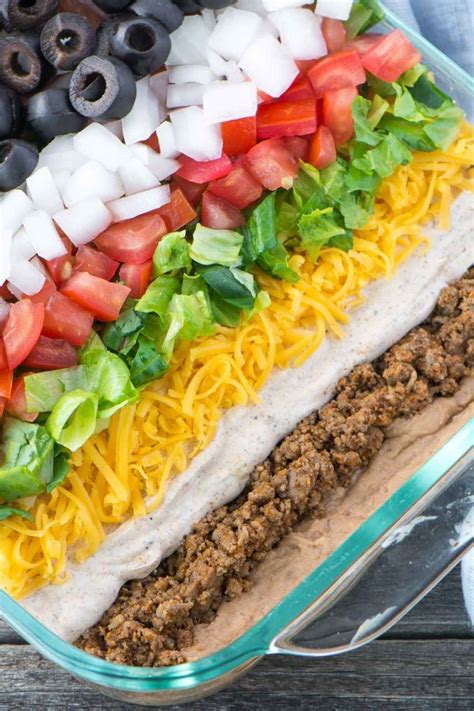Mexican 7 Layer Taco Dip Is A Fully Customizable Appetizer With