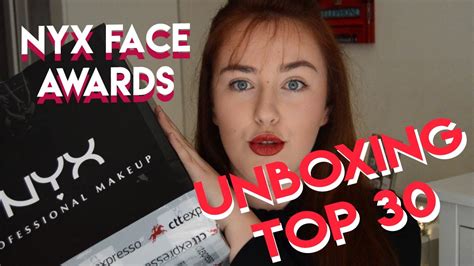 Unboxing Nyx Face Awards Portugal Top 30 Youtube