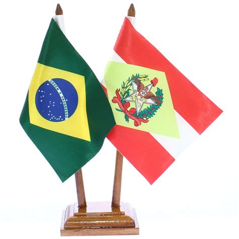 Brasil Estados Brasil E Santa Catarina Bandeira Shop