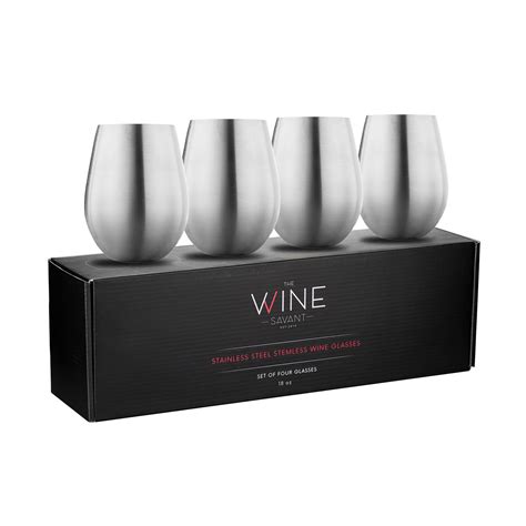 Metal Wine Glasses The Wine Savant Touch Of Modern