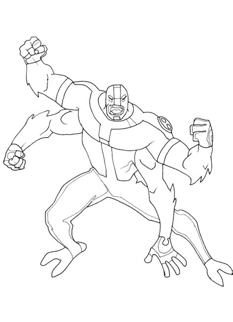 Desenhos Para Colorir Do Ben 10