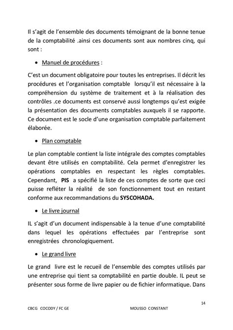 Exemple Rapport De Stage Bts Comptabilite Communauté Mcms™