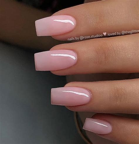 Light Pink Gel Coffin Nails Design Acrylic Coffin Nails Long Glitter