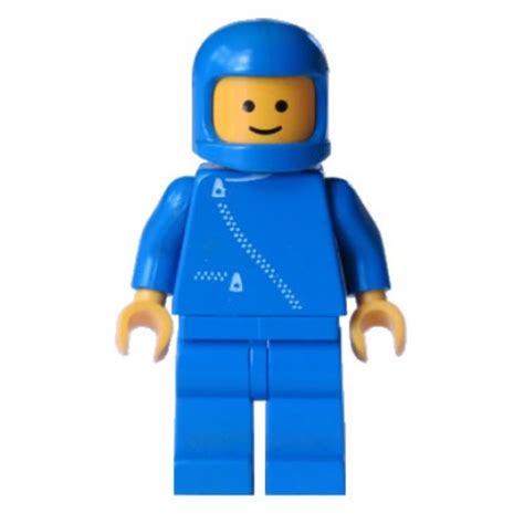 Lego Minifigure Zip001 Jacket With Zipper Blue Blue Legs Blue