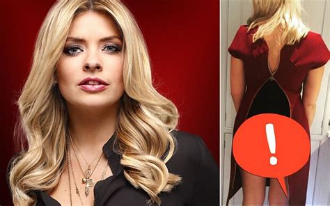This Morning Presenter Holly Willoughby Suffers Wardrobe Malfunction At Downing Street