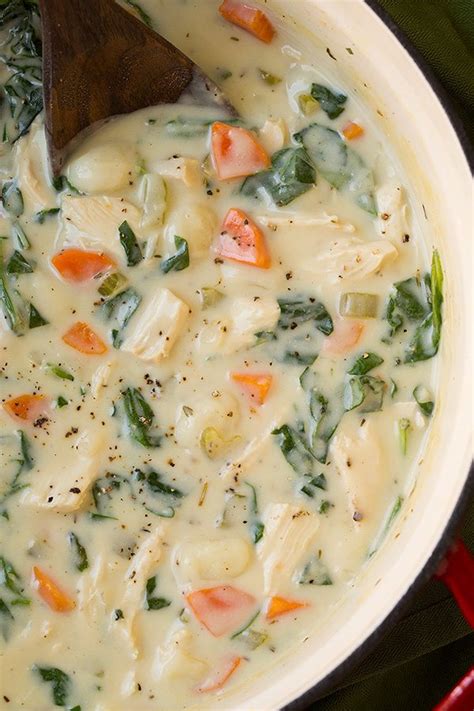 Gently boil for 4 minutes, then turn down to a simmer for 10 minutes. olive garden creamy chicken gnocchi soup