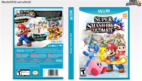 Super Smash Bros Ultimate Wii U Box Art Cover By Willo10