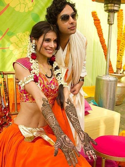 Kunal Nayyar Raj With His Wife Neha Kapur Bollywood Wedding Big