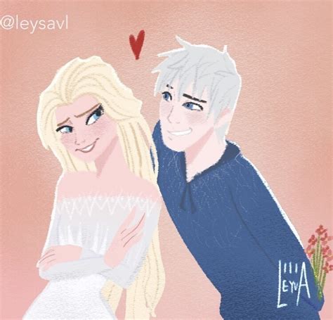 Artstation Jelsa Jack Frost X Elsa