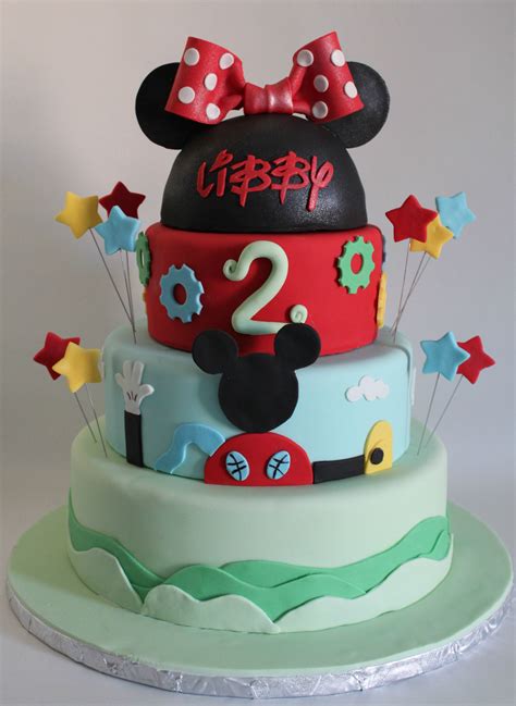 Order this scrumptious mickey mouse face cake today. Minnie Mouse Clubhouse Cake | Lil' Miss Cakes