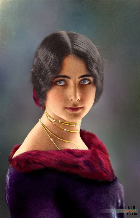 colors for a bygone era colorized vintage portrait of cleo de merode 1875 1966