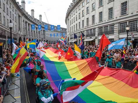 London Pride Parade Hundreds Of Thousands Descend On Capital For