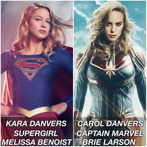 Kara Danvers Or Carol Danvers Inspired By Comedianofcomics