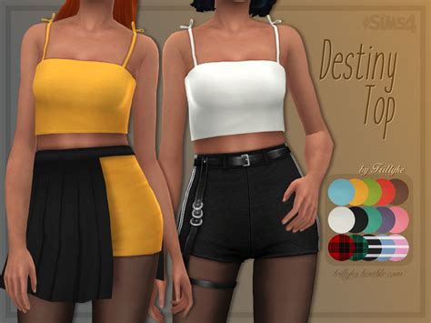 The Sims Resource Trillyke Destiny Top