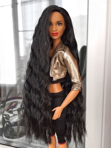 Pin By Olga Vasilevskay On Barbie Dolls Fashionistas 3 Black Barbie Barbie Hair Barbie Fashion
