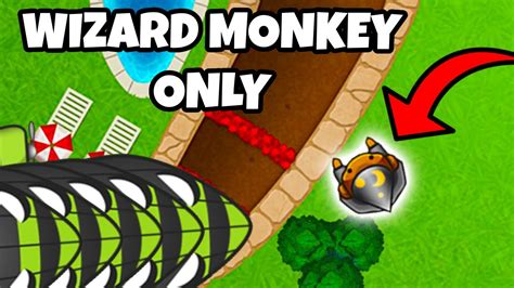 Can I Win By Only Using The Wizard Monkey In Bloons Td Battles Youtube