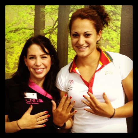 performing cnd shellac and minx manicures for athletes at the london 2012 olympic games nails