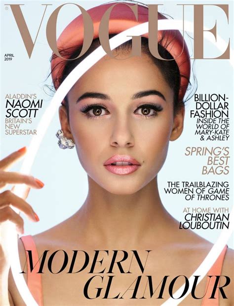 Naomi Scott In Vogue Magazine Uk April 2019 Hawtcelebs