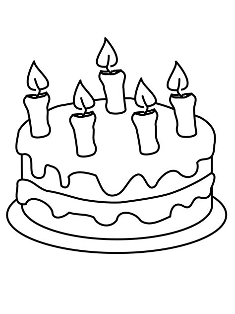 Birthday cake on the table. File:Draw this birthday cake.svg - Wikimedia Commons